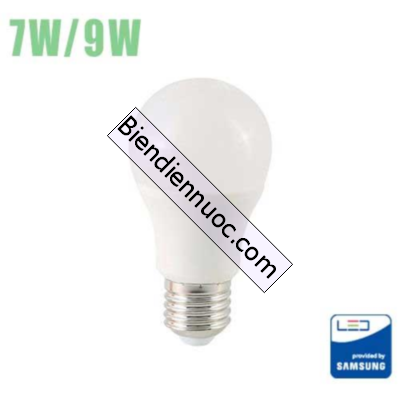 LED Búp dùng Ắc quy 7W xoáy mã SP LED A60N1 12-24VDC/7W E27 Rạng Đông
