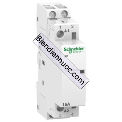 Khởi động từ Acti9 iCT, 2P, điện áp cuộn dây 230/240VAC loại 2NO A9C22712 dòng điện 16A Schneider