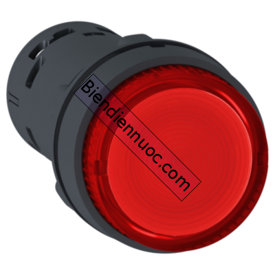 Nút nhấn có đèn LED điện áp 24VDC XB7NW34B1, màu đỏ , tiếp điểm N/O Schneider