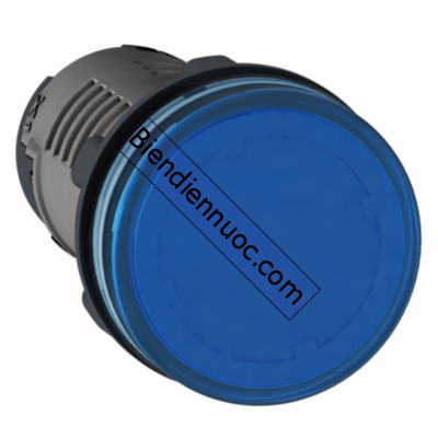 Đèn báo Ø 22mm điện áp 24V AC/DC XA2EVB6LC, màu xanh nhạt Schneider