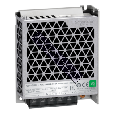 Bộ nguồn ABL2K điện áp ngõ vào 100…240VAC ABL2REM24015K, công suất 35W, dòng định mức 1.5A Schneider