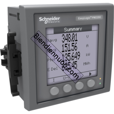 Đồng hồ kĩ thuật số PM2000 cấp chính xác 0.5% METSEPM2230, phân tích sóng hài 31, truyền thông Modbus Schneider