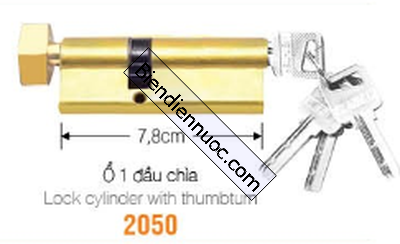 Việt Tiệp. ổ khóa một đầu chìa 78 mm 2050