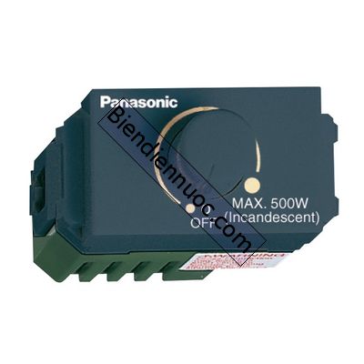 Công tắc điều chỉnh độ sáng đèn, loại có chức năng bật tắt, 220VAC - 500W dòng Wide Panasonic
