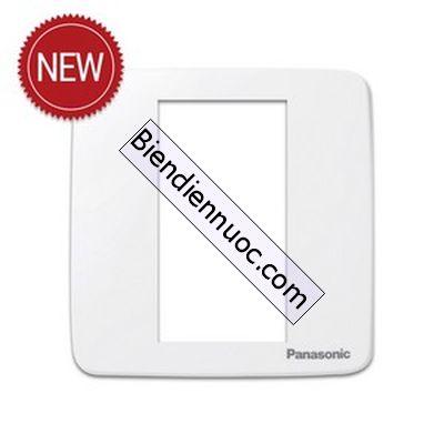 Mặt vuông dùng cho 3 thiết bị màu trắng dòng Minerva Panasonic