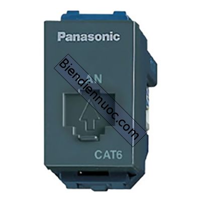 Ổ cắm data CAT6 dòng Wide Panasonic màu xanh