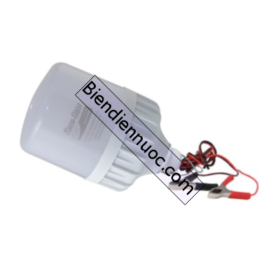 LED Búp trụ dùng Ắc quy 12W kẹp mã SP LED TR70N1 12-24VDC/12W kẹp Rạng Đông