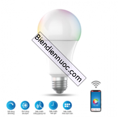 LED Bulb RGB Wifi mã SP A60 RGBW/9W.WF 9W Rạng Đông