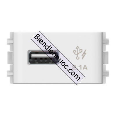 Ổ cắm sạc USB 2.1A đơn dòng Concept 3031USB_WE Schneider