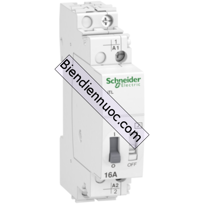 Rơ le Acti9 điều khiển bằng tín hiệu xung iTL, on-off switch loại 1NO A9C30811 dòng điện 16A Schneider